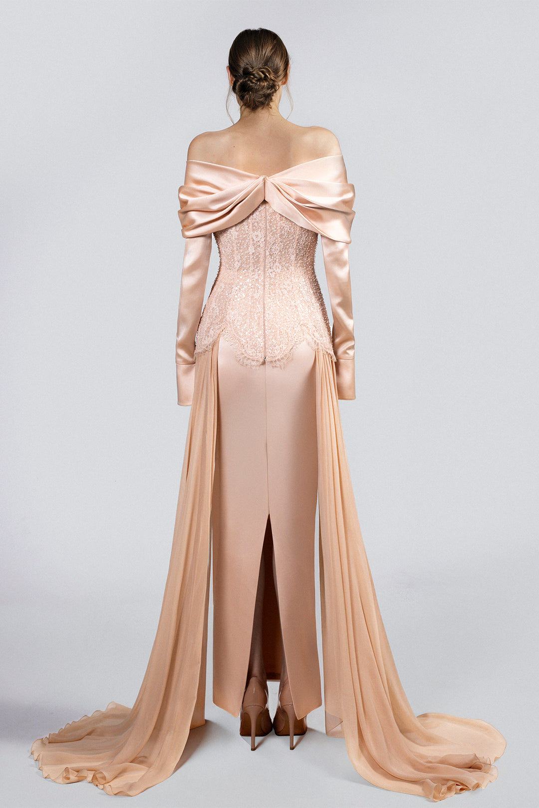 bow top off shoulder dress Off-Shoulder Sleeveless Bow Tube Top Pleated Floor-Length Mermaid Formal Evening Dress