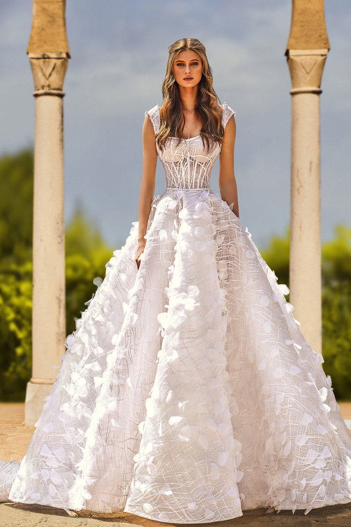 Sleeveless Embroidered Princess Dress