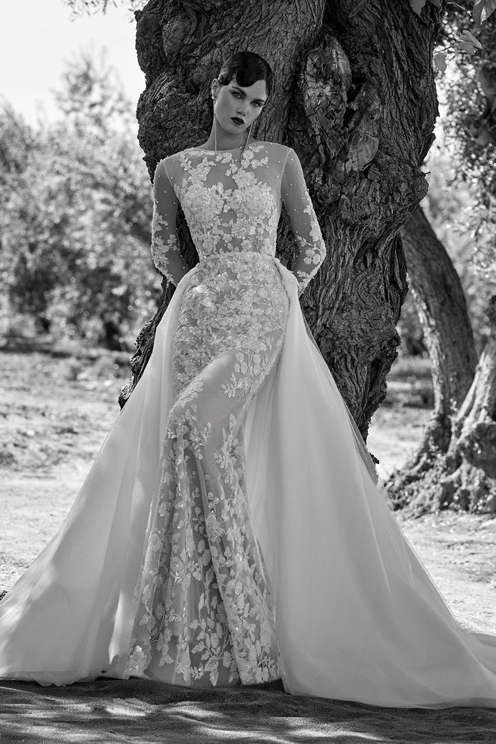 Lace Long Sleeves Wedding Dress