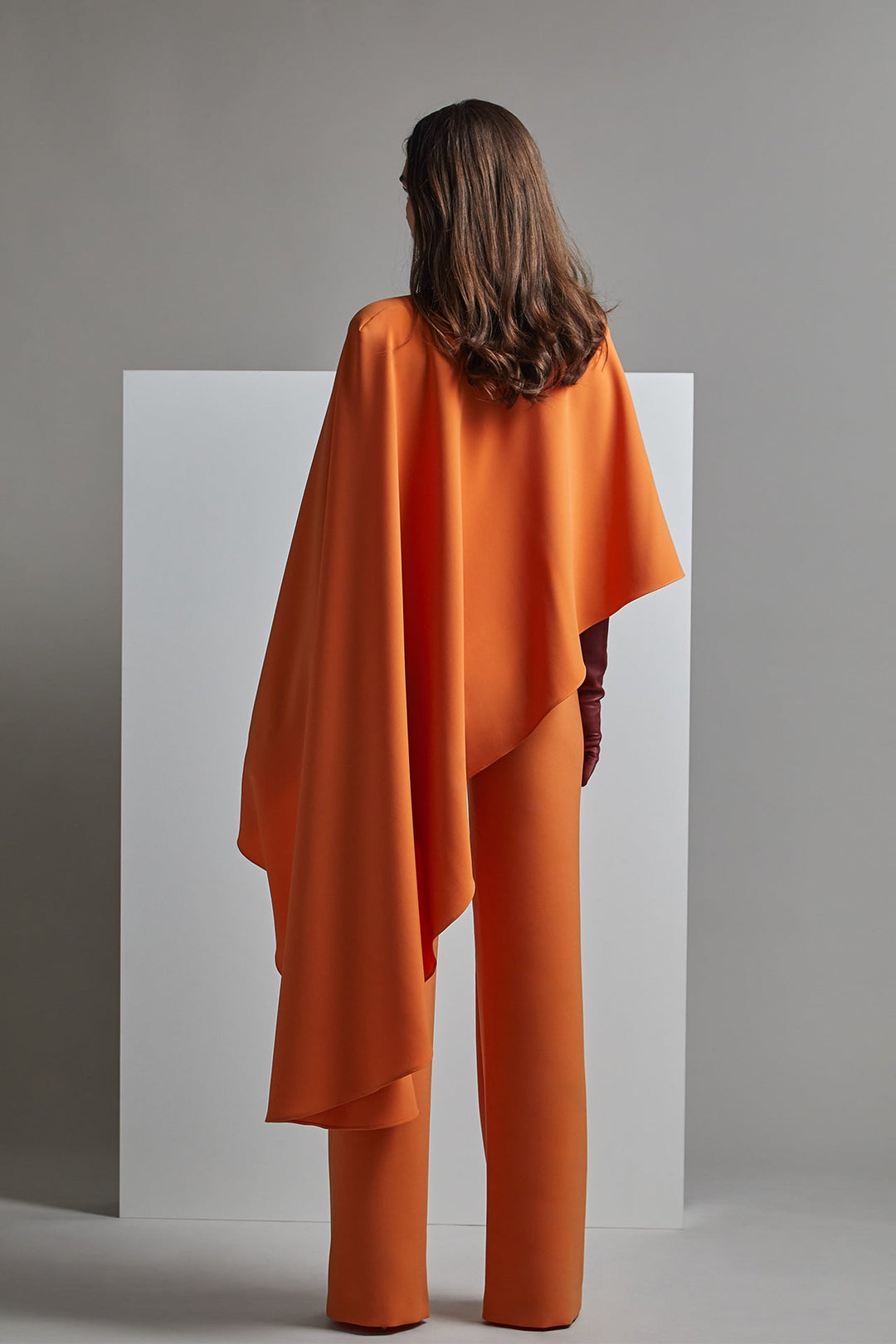 Cape Top with Flared Pants