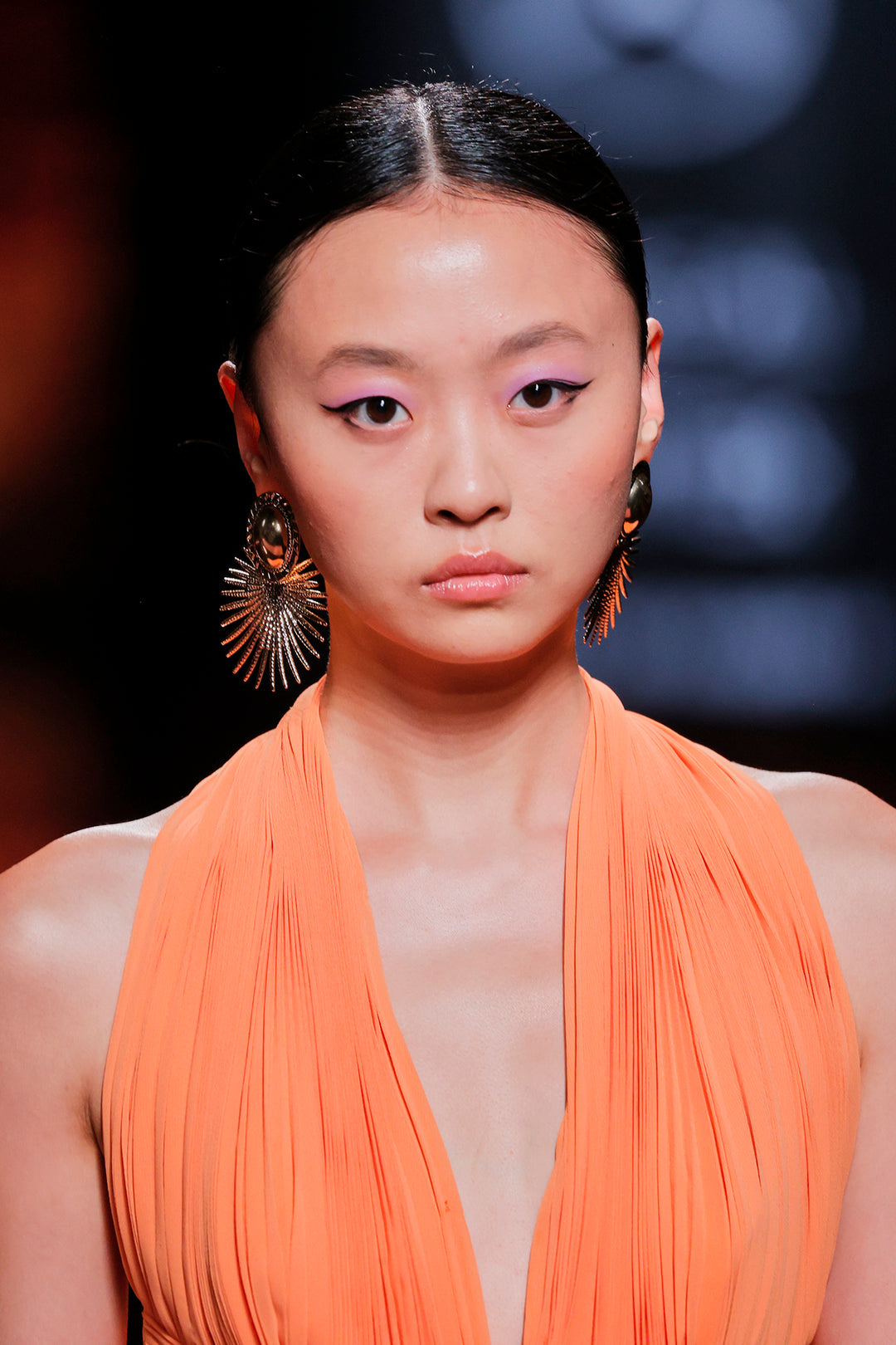 Halter-Neckline A-Line Dress