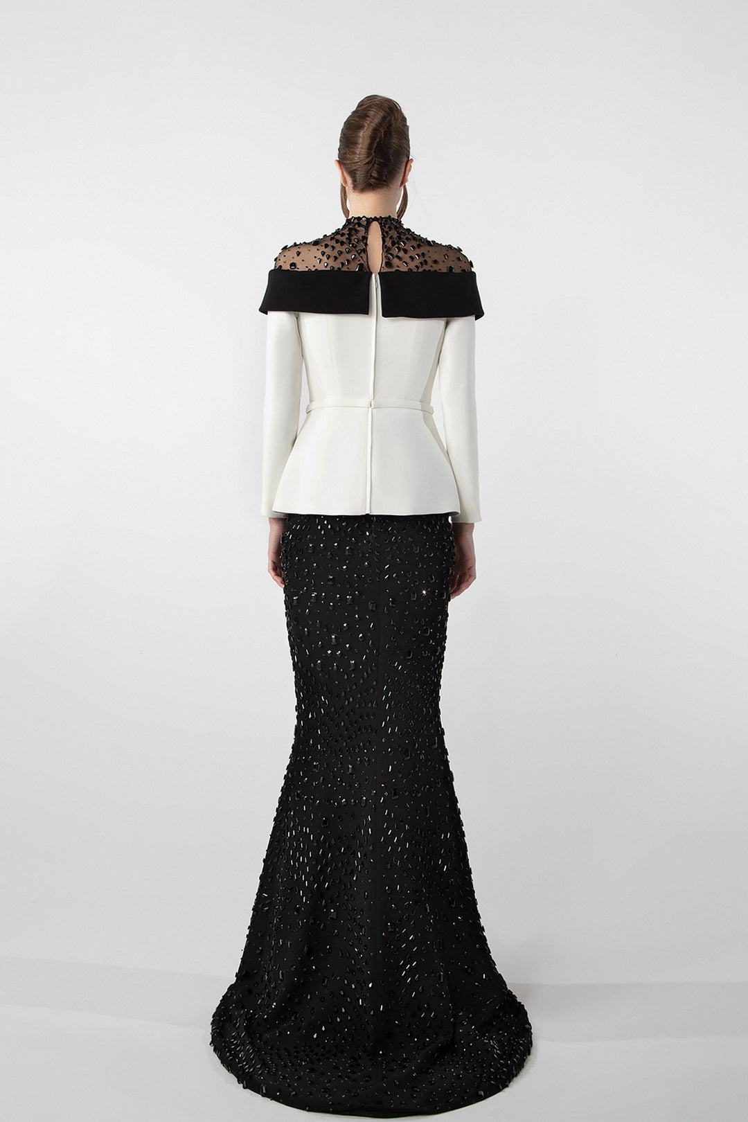 Jacket-Inspired Embroidered Set