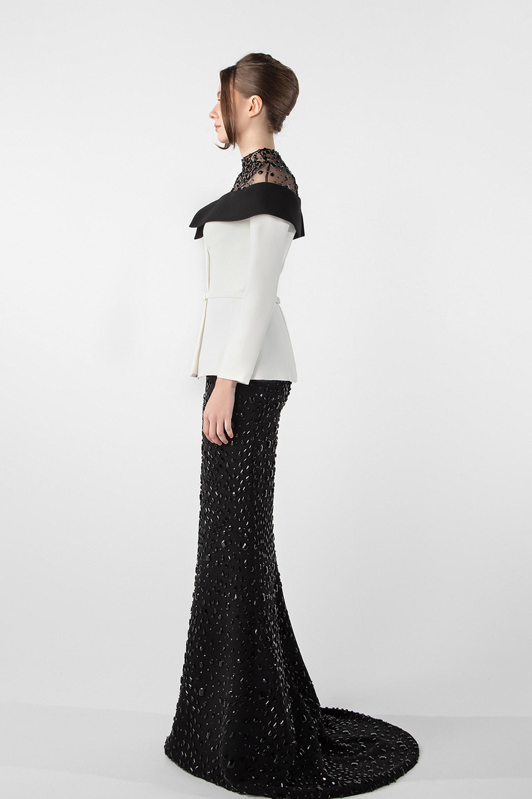 Jacket-Inspired Embroidered Set