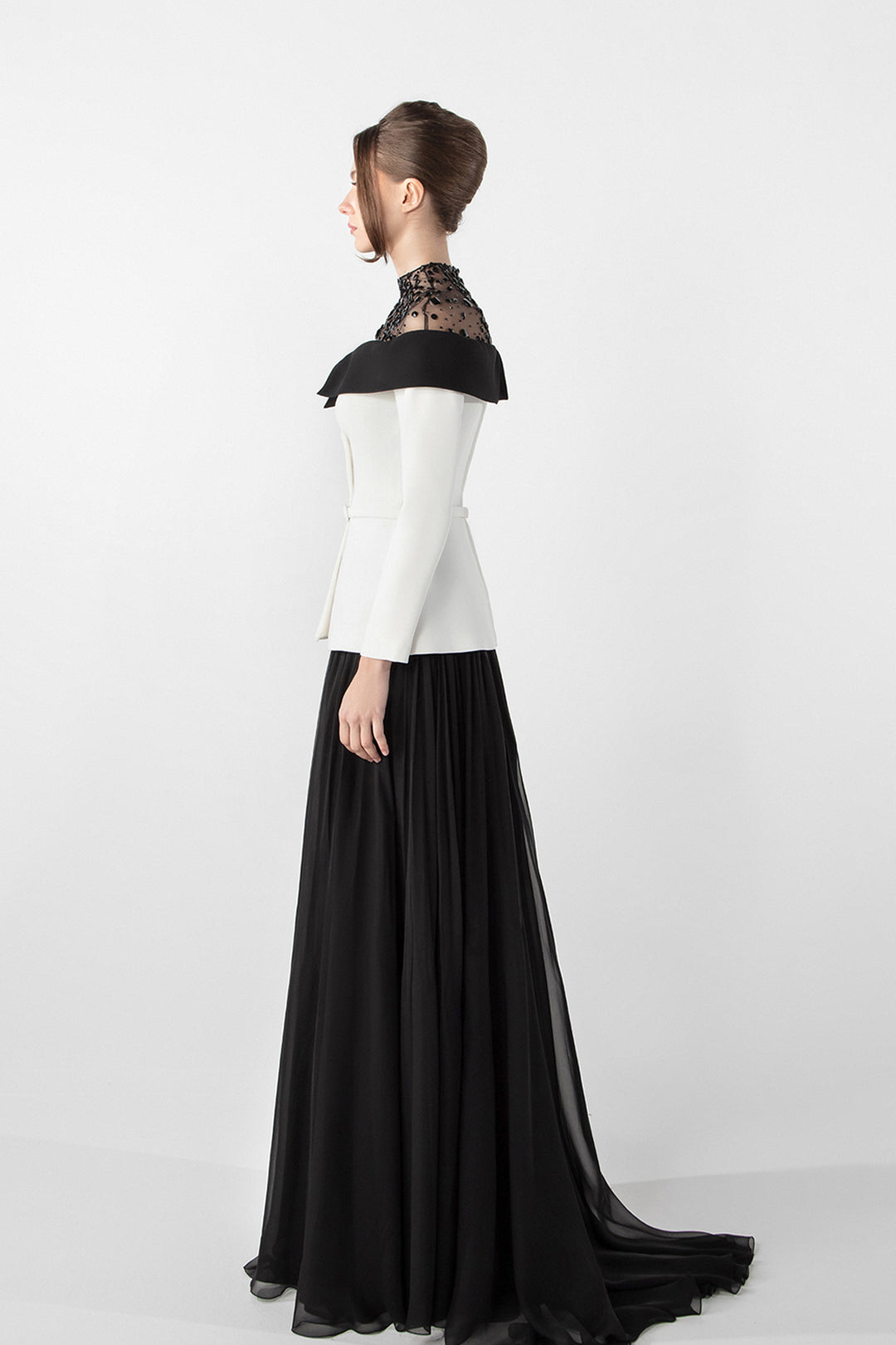 Jacket-Inspired Embroidered Ensemble