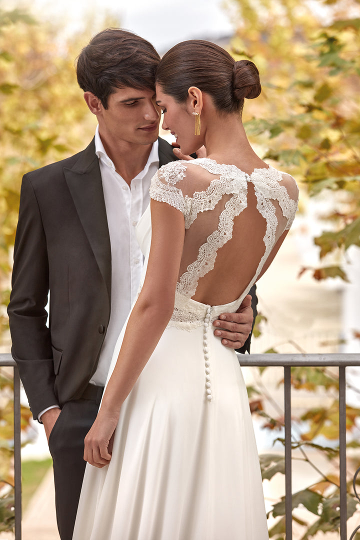 A-line Long Boho Georgette Dress