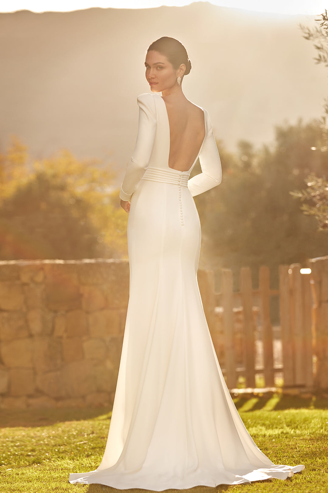 Mermaid Long Dress with Bateau Neckline