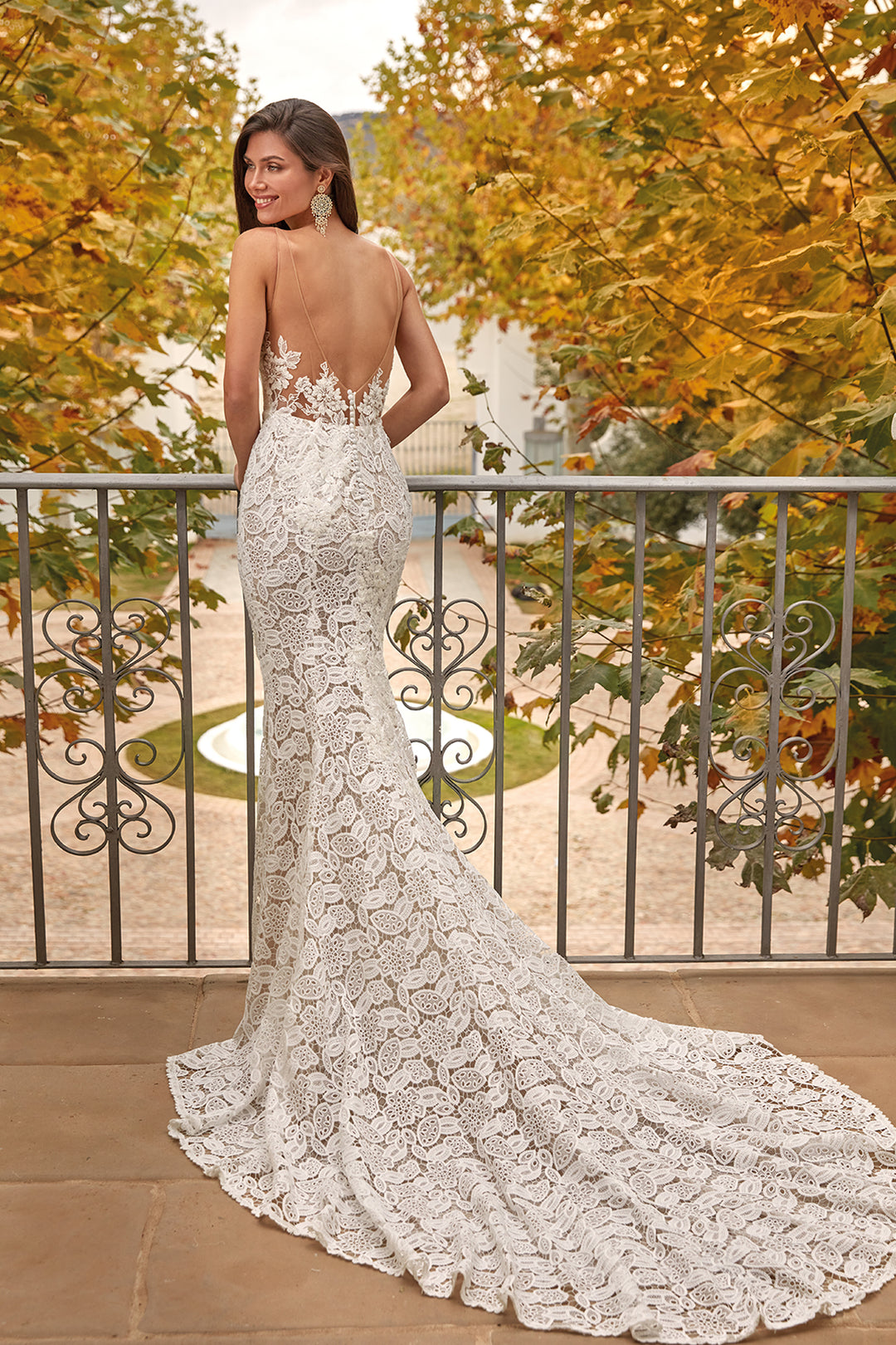 Mermaid Long Dress with Beaded Macrame