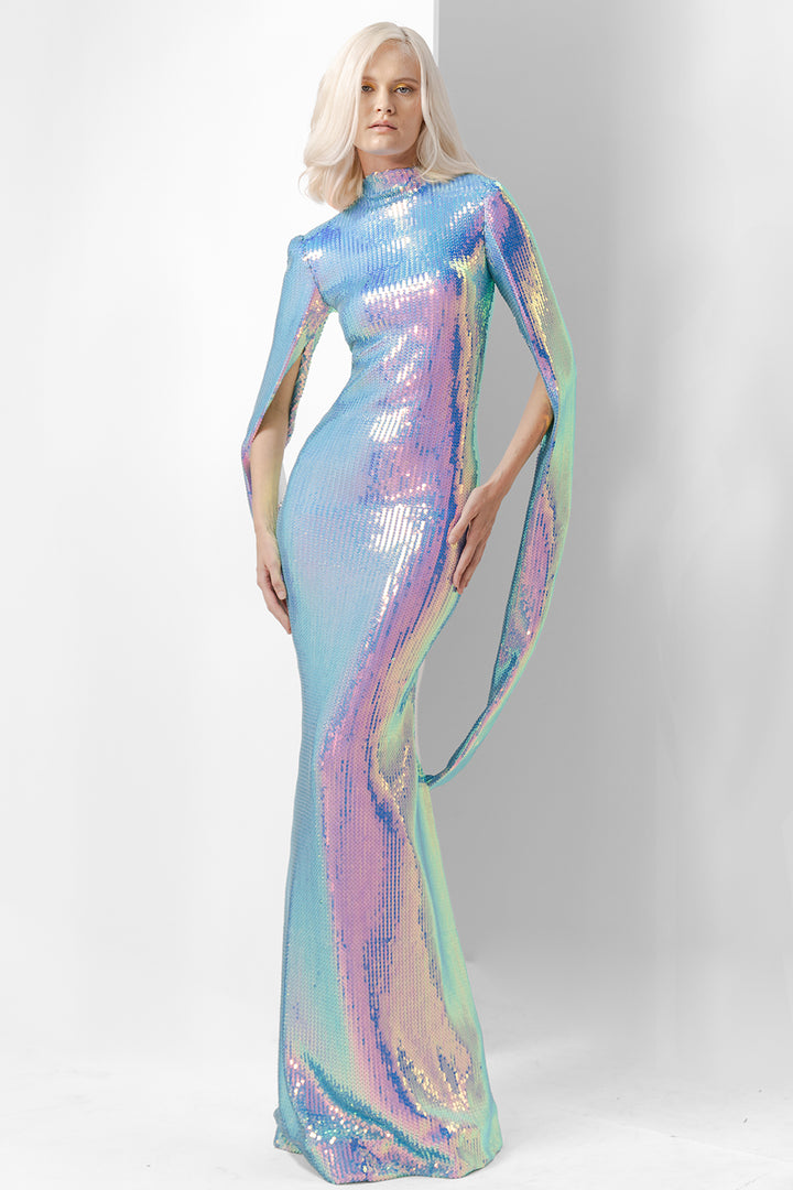 Mermaid with Sequinned Long Dress