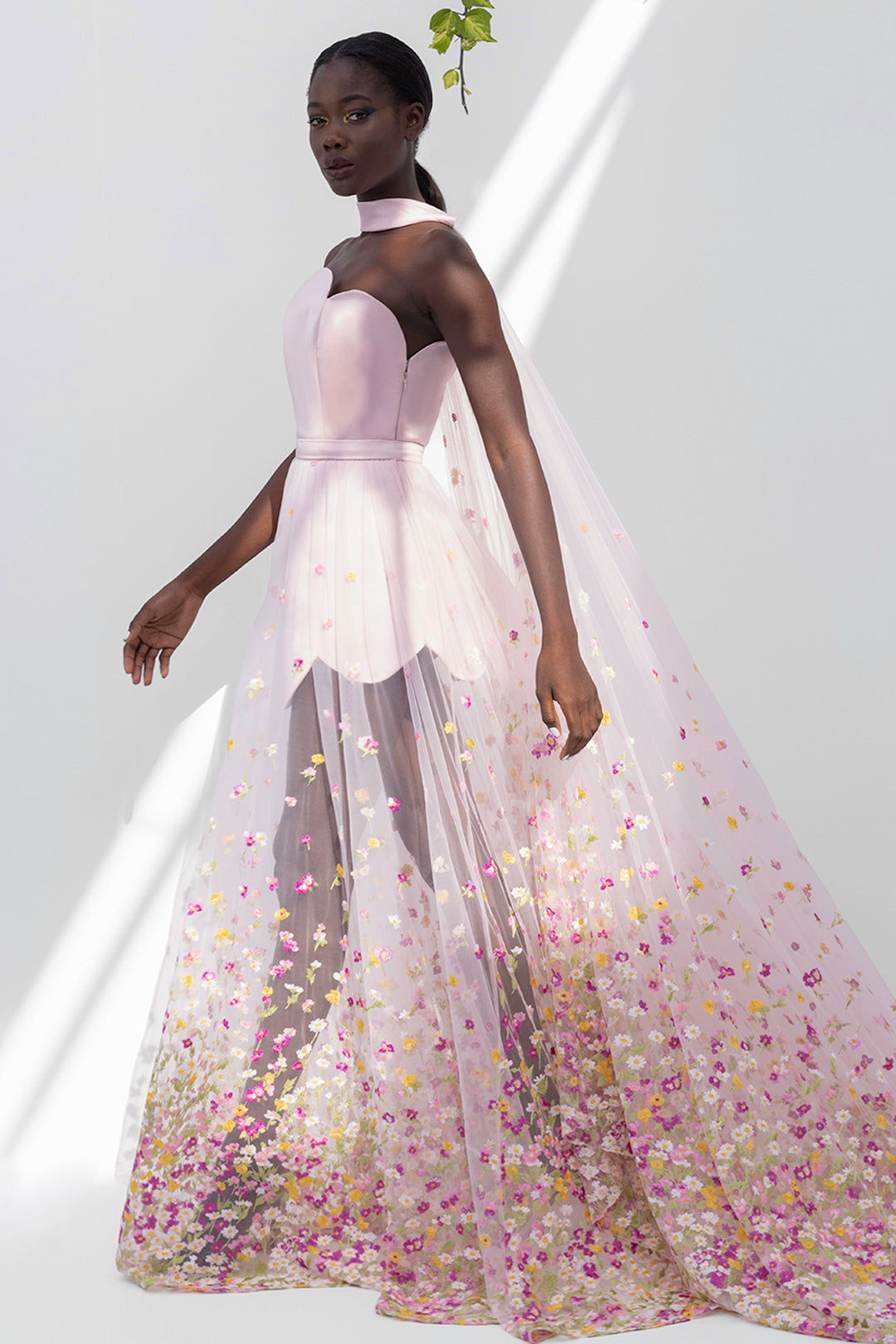 Radzimir Embroidered A-line Dress