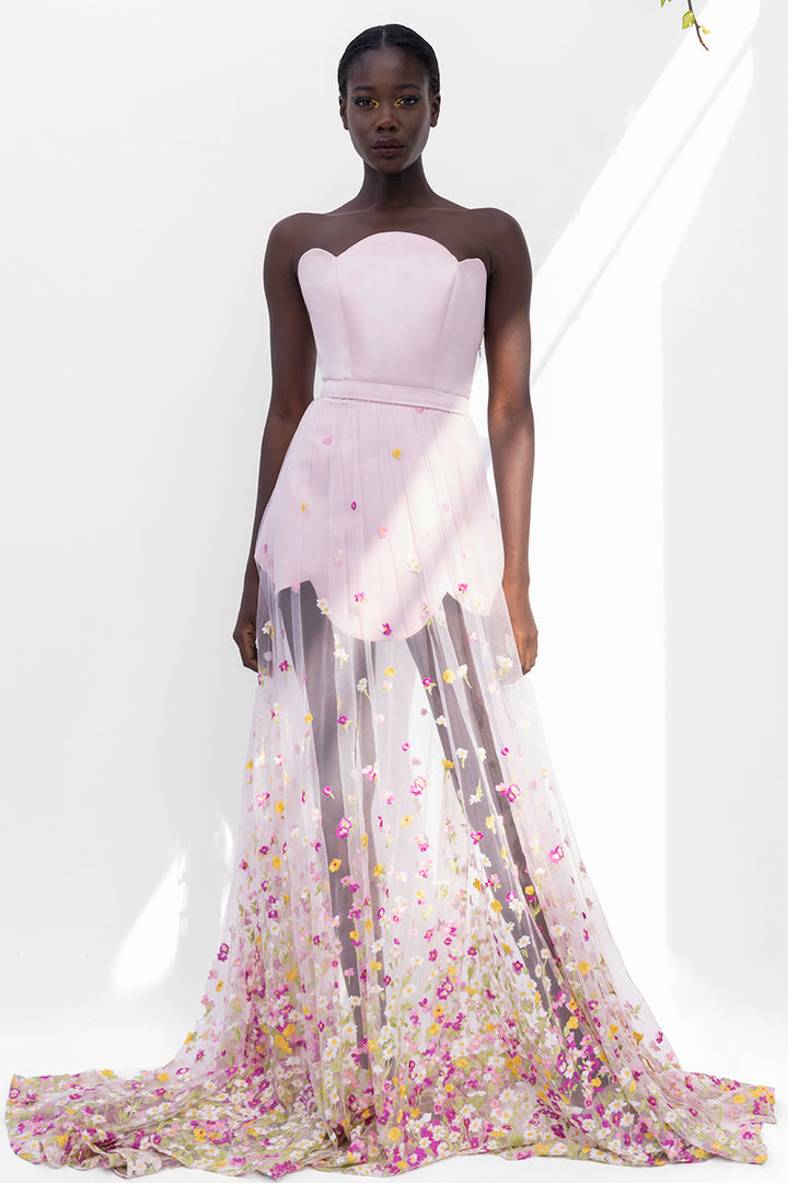 Radzimir Embroidered A-line Dress