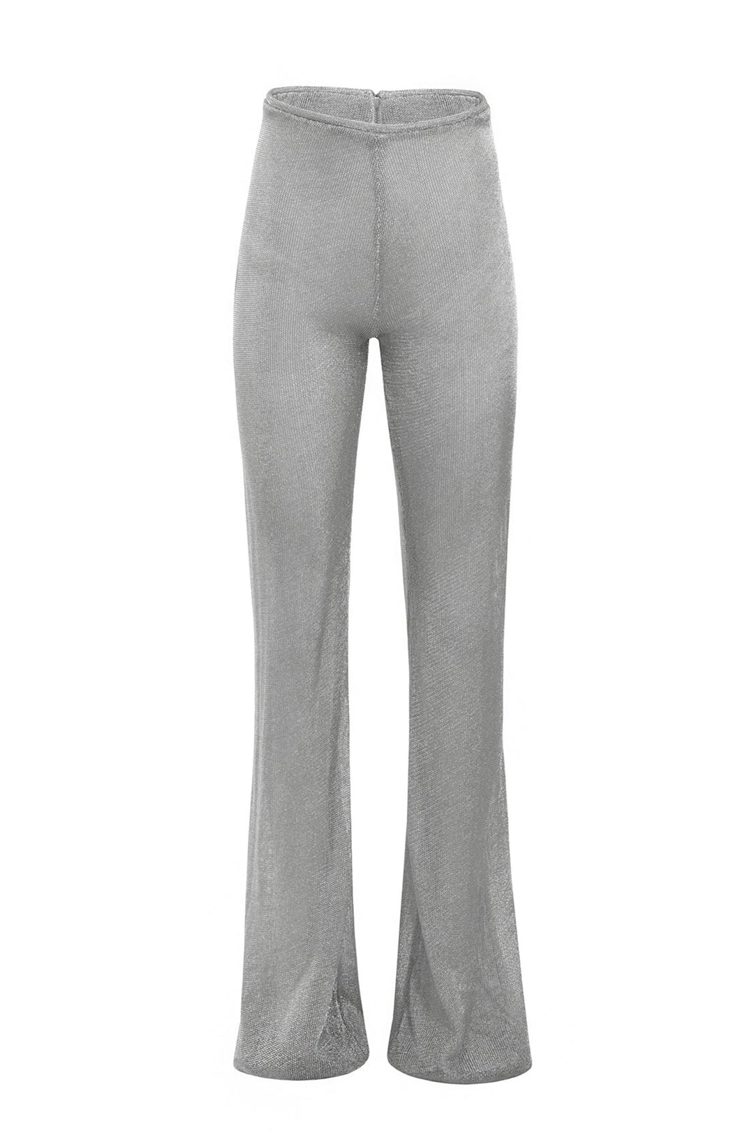 Crystal Embroidered Crop Top with Trousers