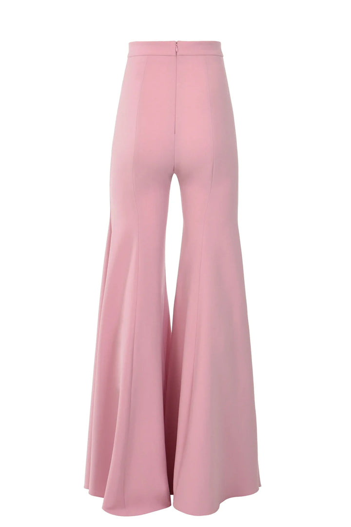 Strapless Feathered Top with Trousers