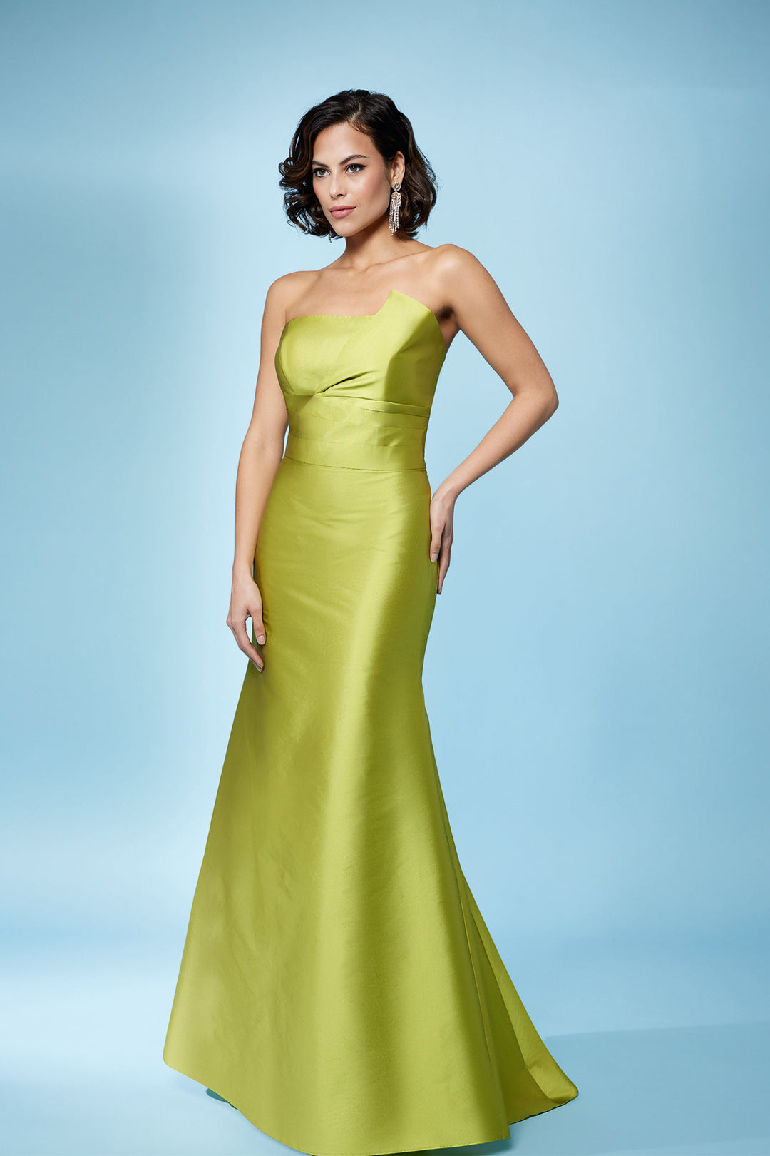 taffeta mermaid prom dress Strapless Mermaid Dress 57626