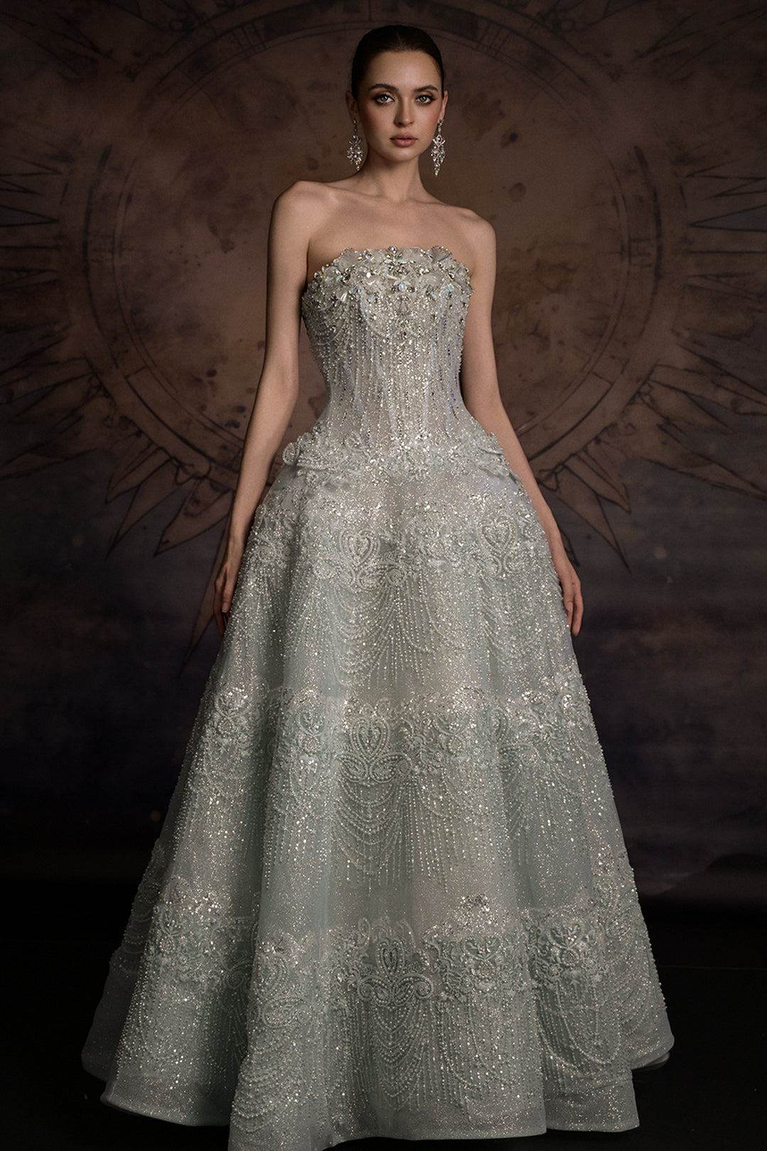 Strapless Sweetheart Corset A-Line Dress