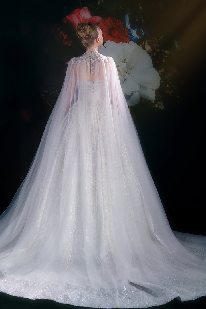 Strapless Sweetheart Neckline and Crystal Embroidery Dress