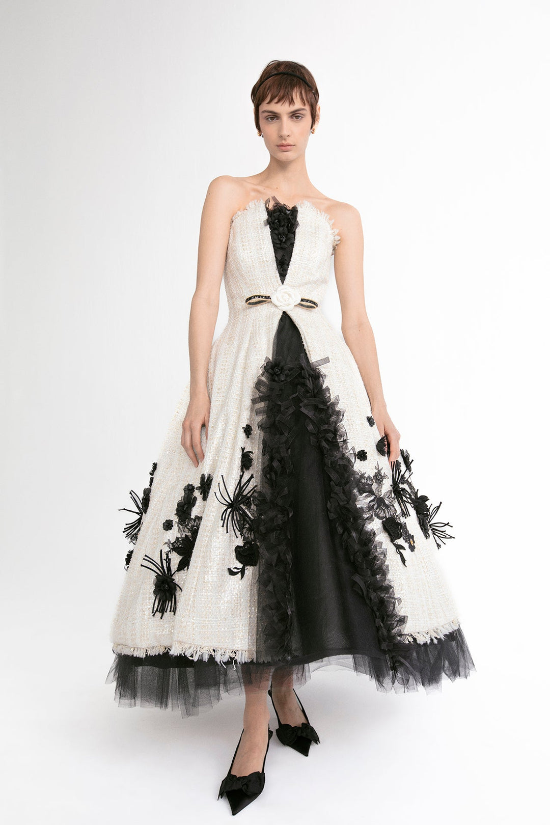 Sleeveless midi dress Off-White / FR 34 Sleeveless midi dress Off-White / FR 34