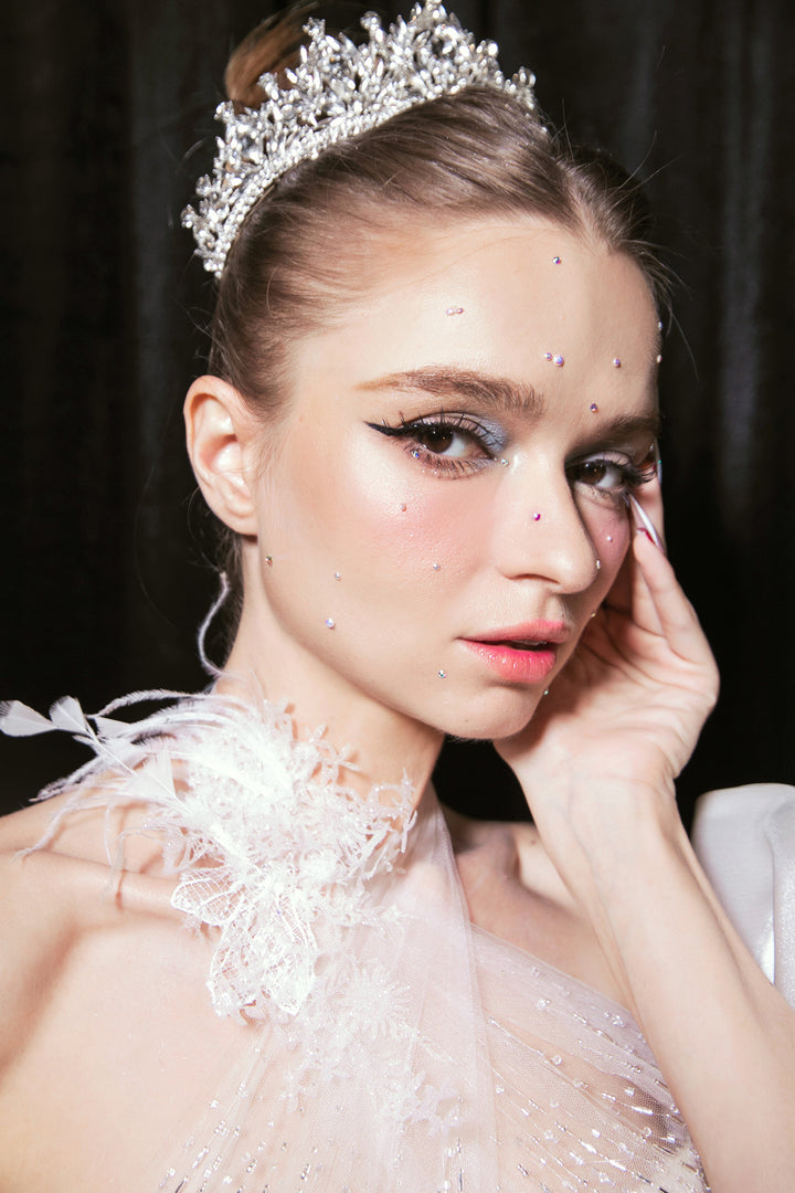 Mermaid Dress with Embroidered Bodice