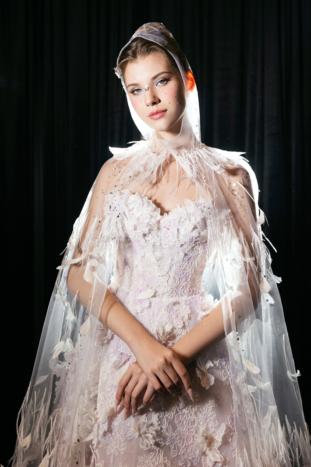 Strapless Silhouette Bodice with A-Line Dress