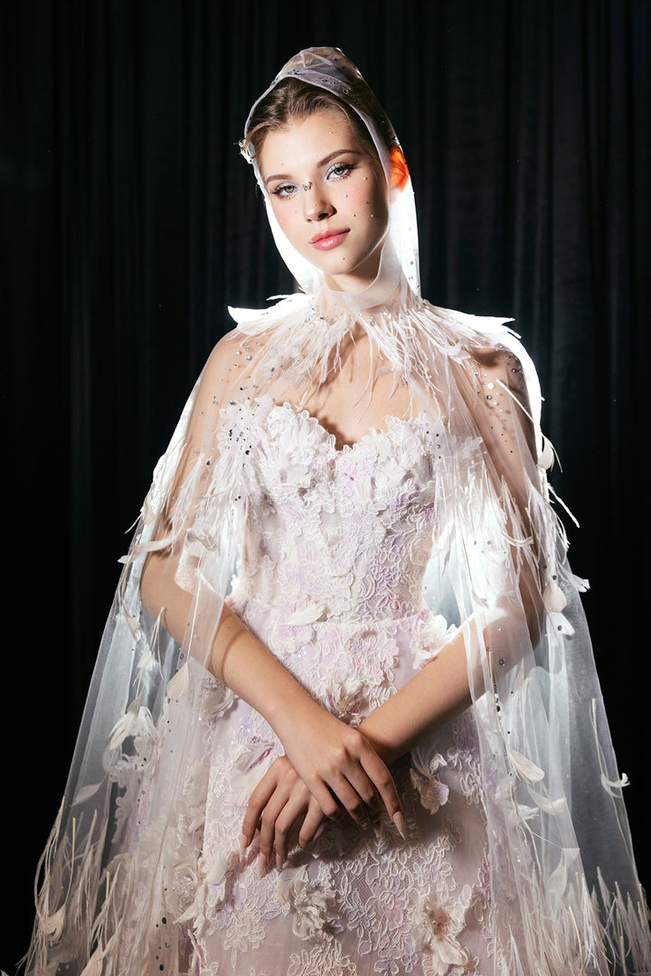 Strapless Silhouette Bodice with A-Line Dress