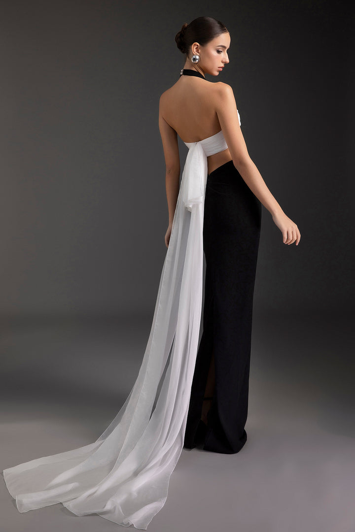 Twilight Halter Neck Long Dress