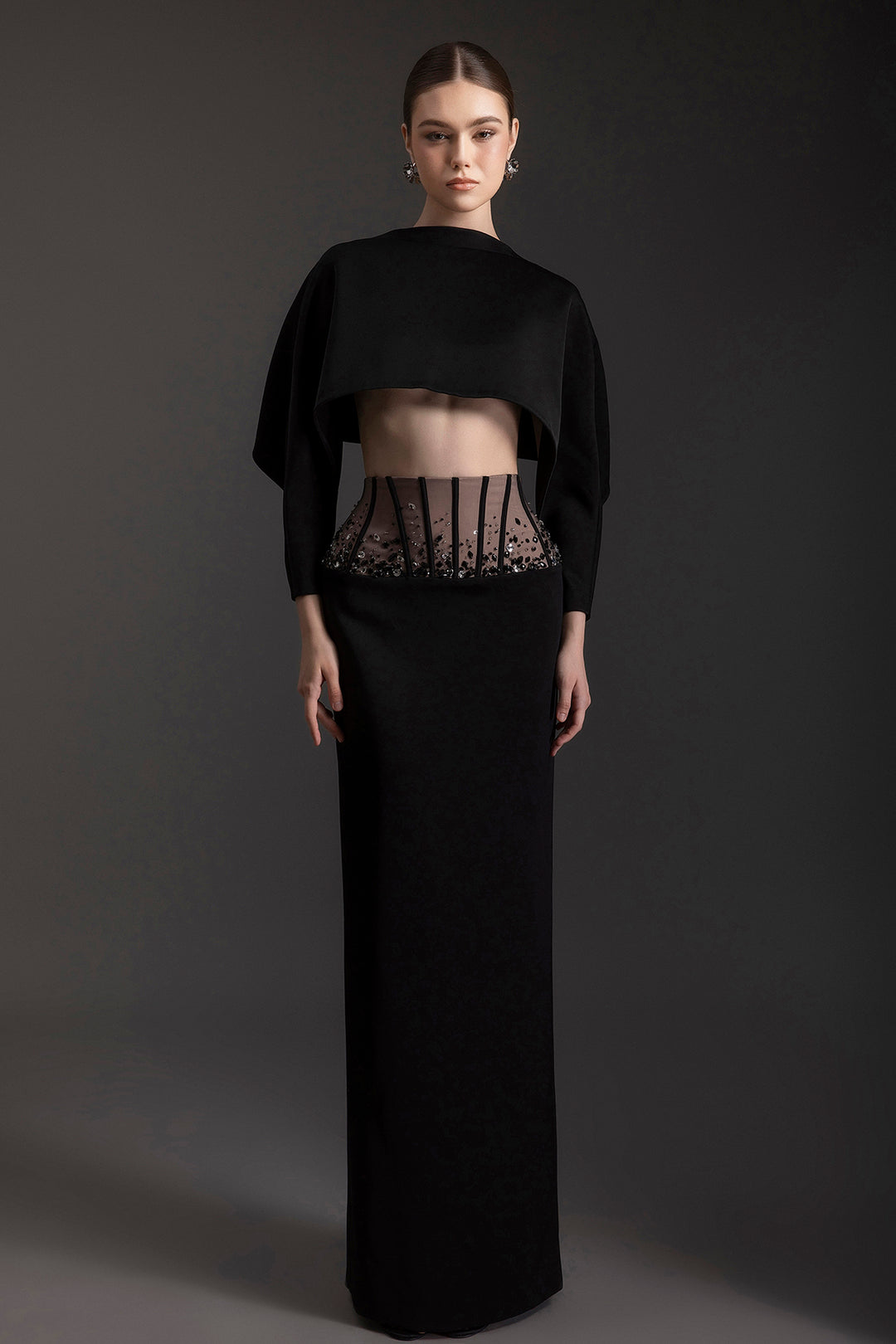 Modern Embellished Two-Piece Ensemble