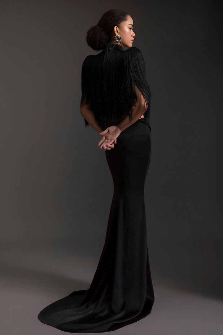 Architectural Fringe Two-Piece Ensemble