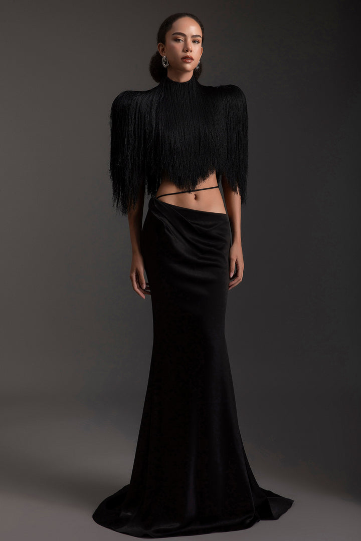 Architectural Fringe Two-Piece Ensemble