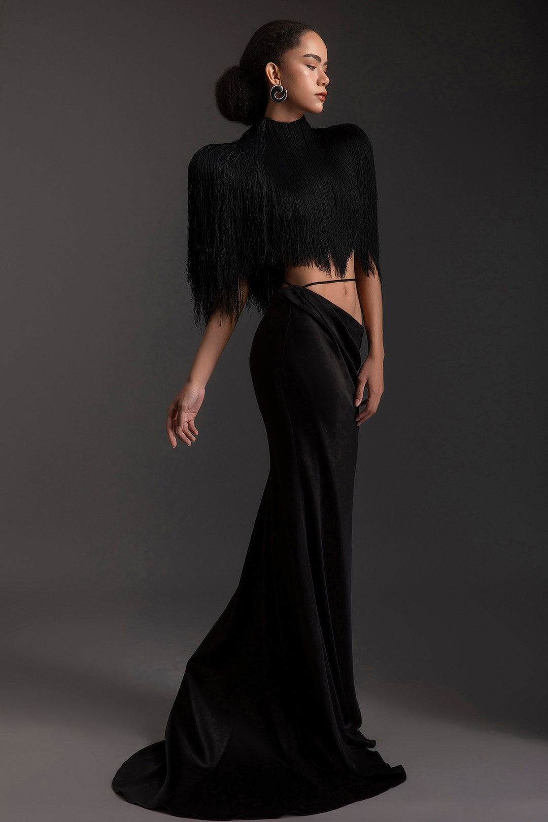 Architectural Fringe Two-Piece Ensemble
