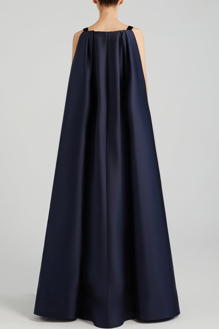 Archival Dress with Cape