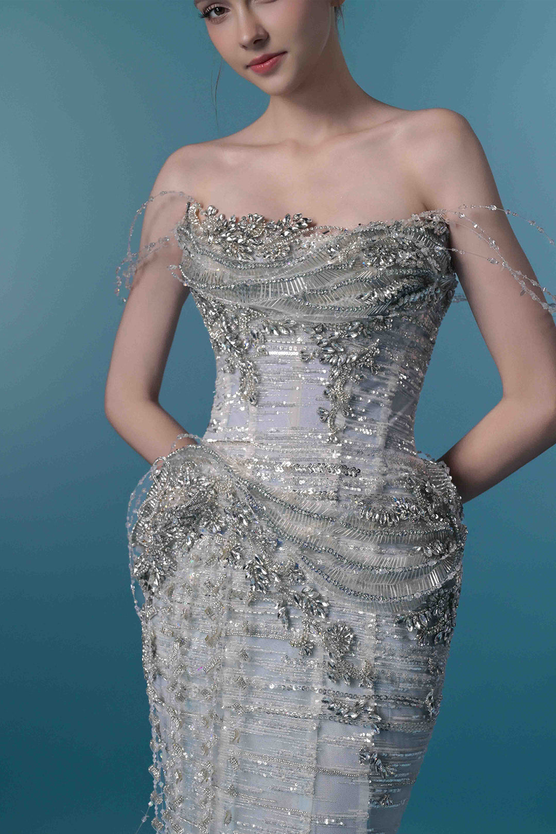 Embellished Beaded Fringe Dress