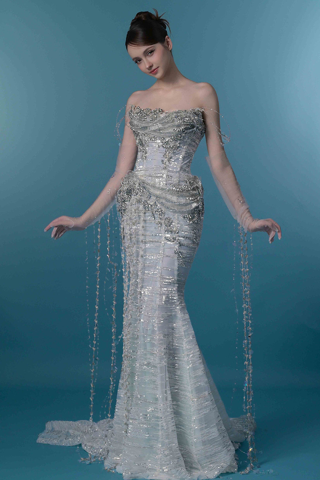 Embellished Beaded Fringe Dress