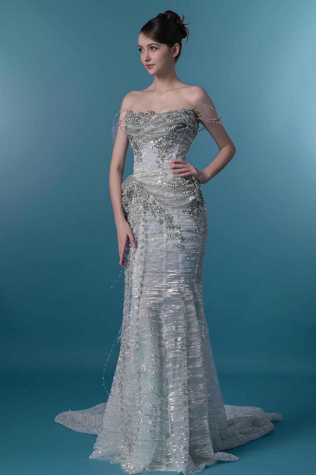 Embellished Beaded Fringe Dress
