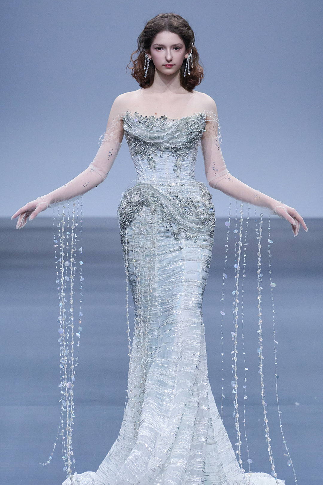 Embellished Beaded Fringe Dress