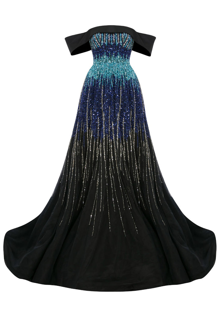 Tulle Strapless Dress