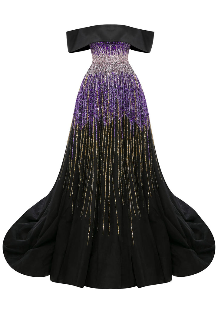 Tulle Strapless Dress