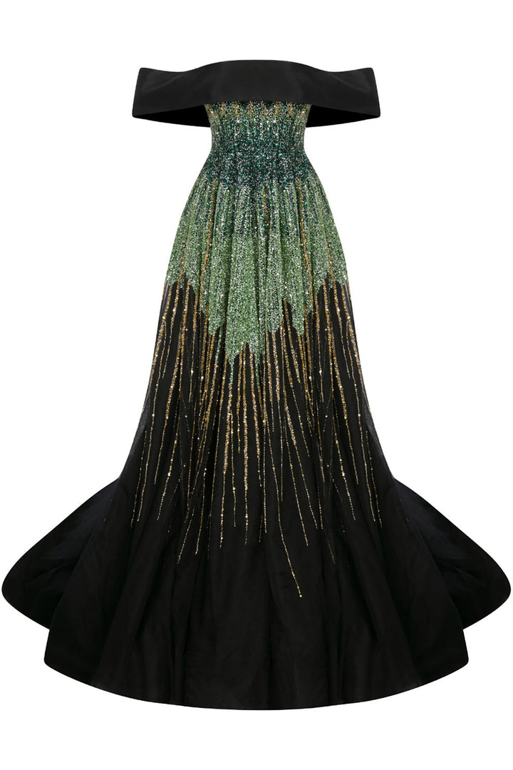 Tulle Strapless Dress