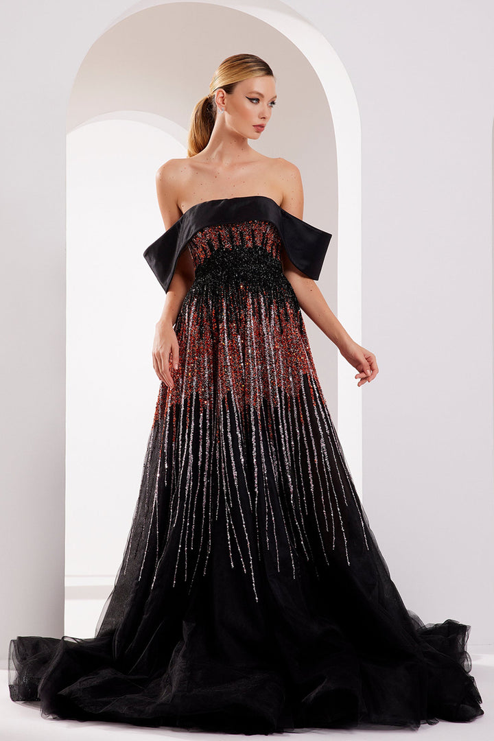 Tulle Strapless Dress