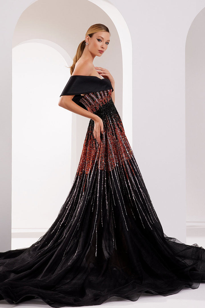 Tulle Strapless Dress