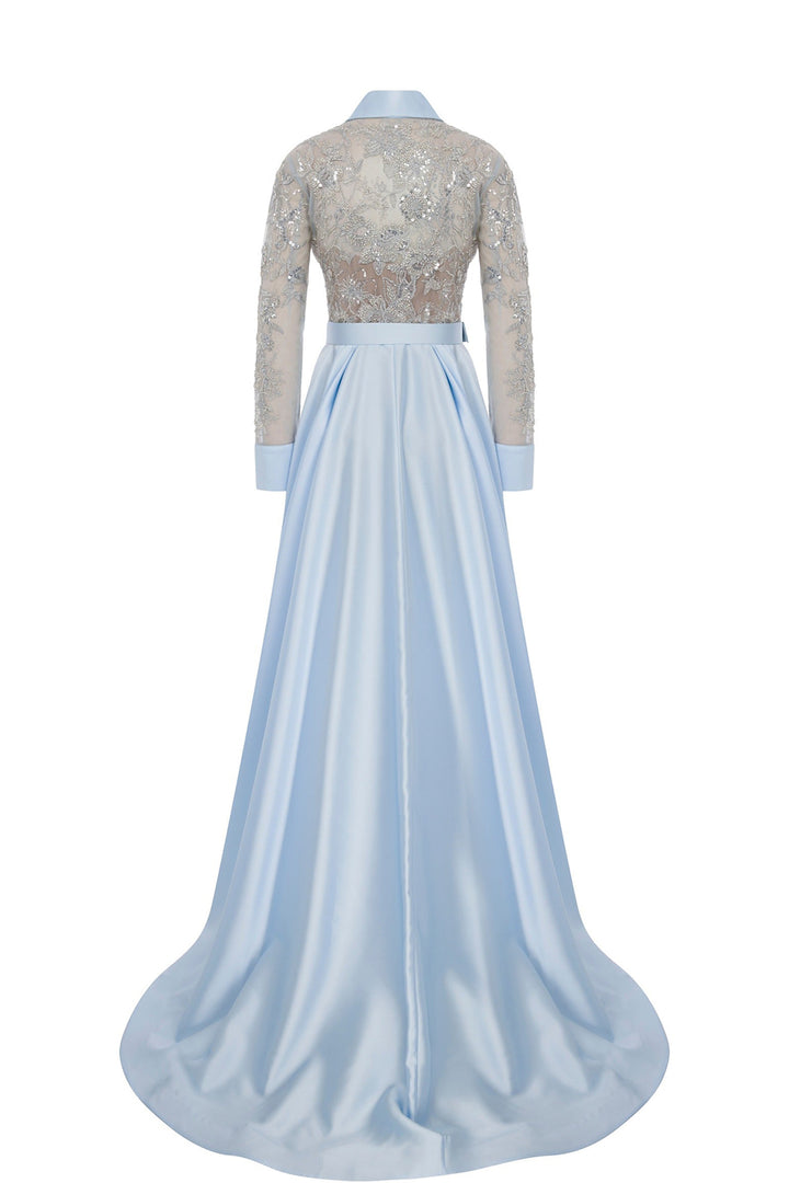 A-Line Full Skirt with A Cinched Waist