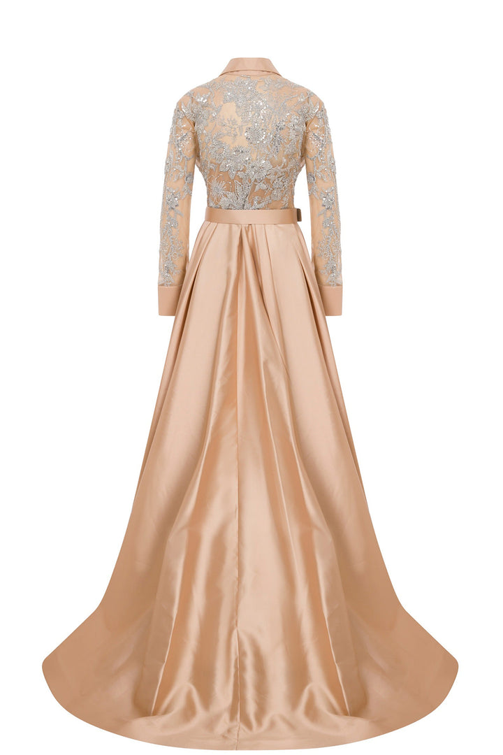 A-Line Full Skirt with A Cinched Waist