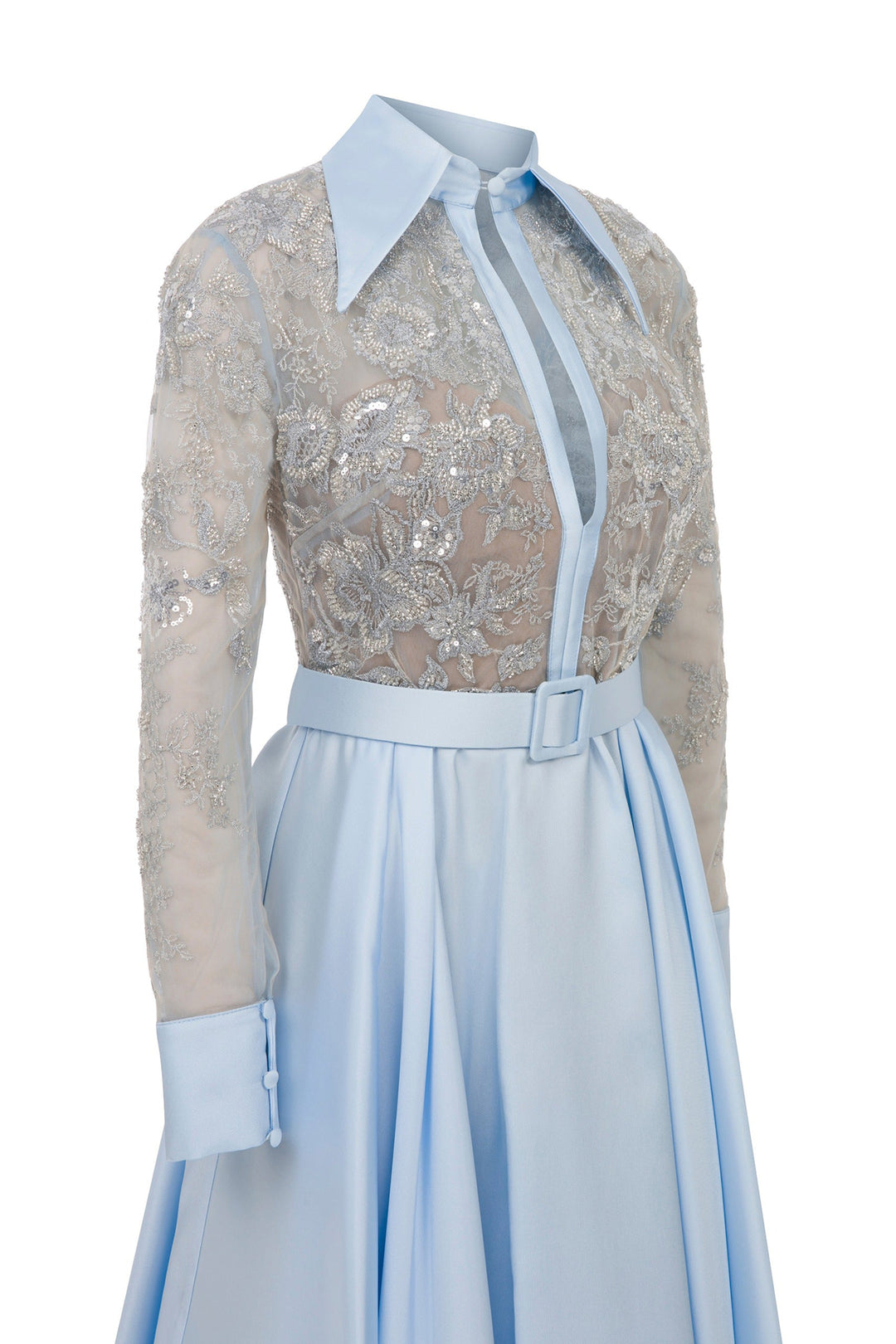 A-Line Full Skirt with A Cinched Waist