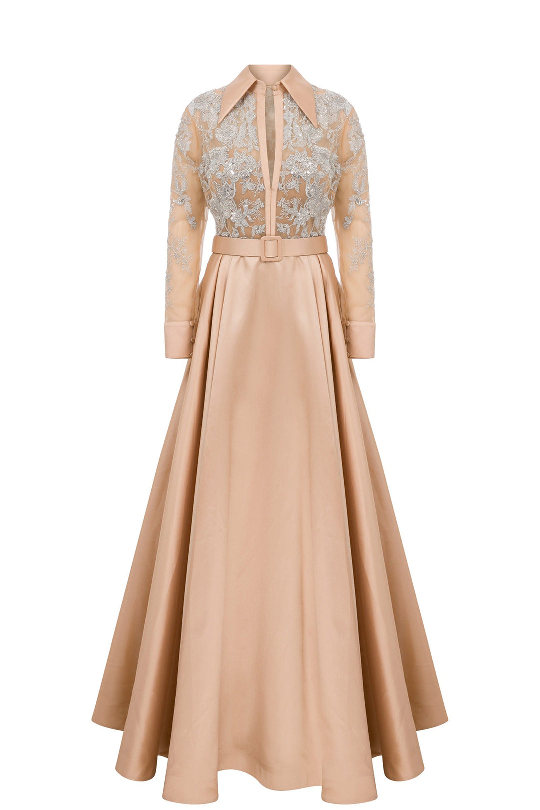 A-Line Full Skirt with A Cinched Waist