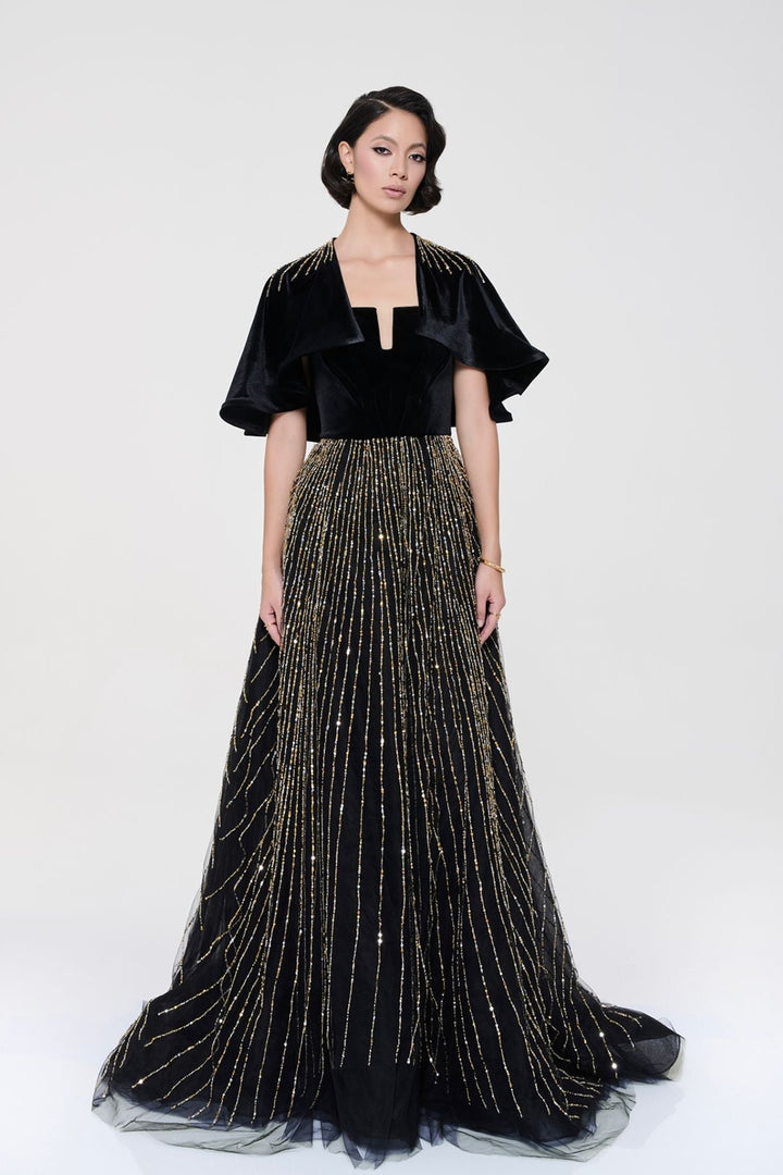 Strapless Bodice With A-Line Skirt