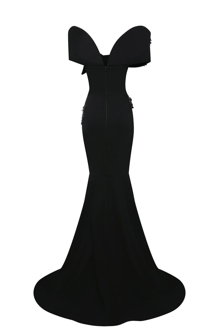 Off-The-Shoulder with A Fitted Bodice