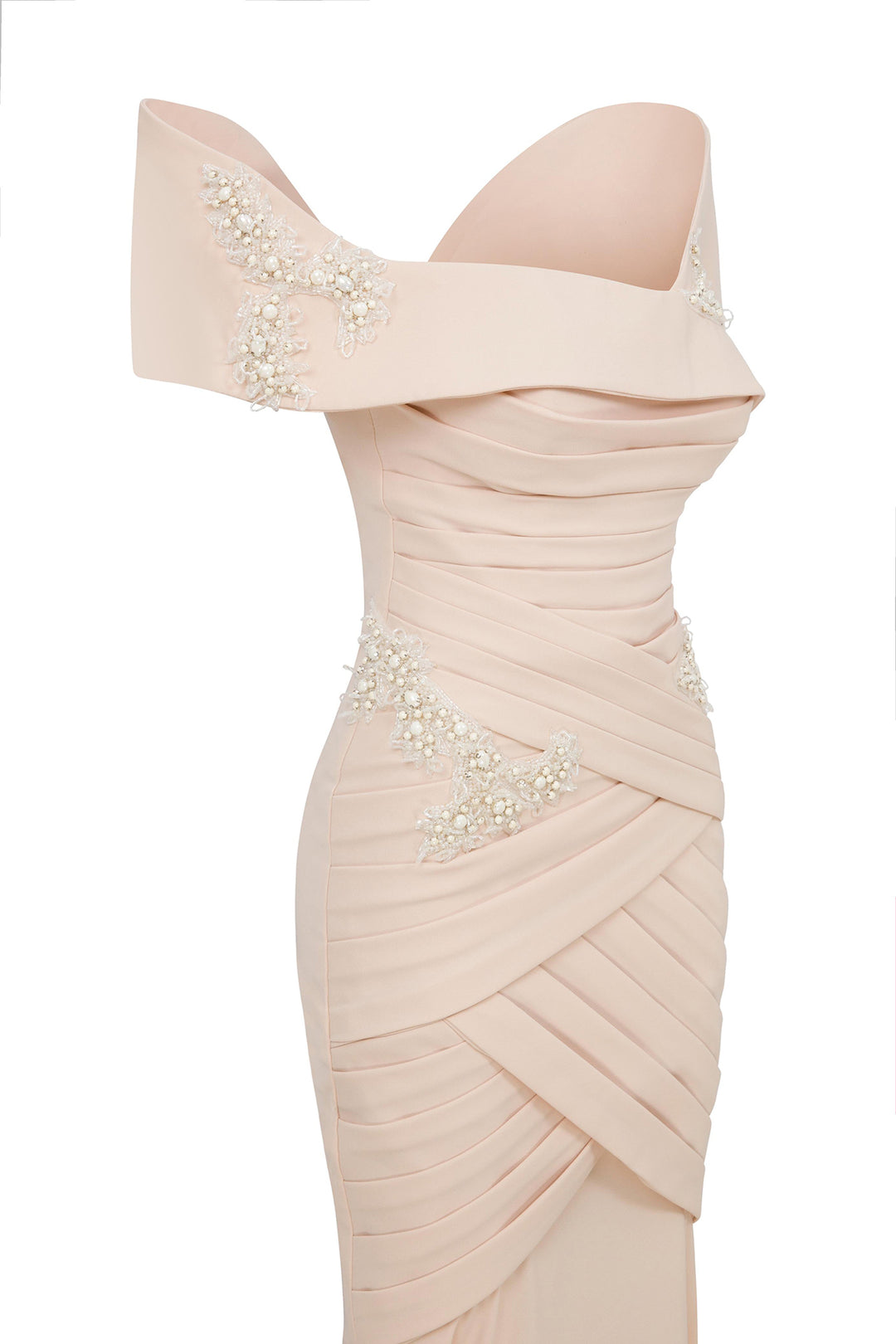 Off-The-Shoulder with A Fitted Bodice