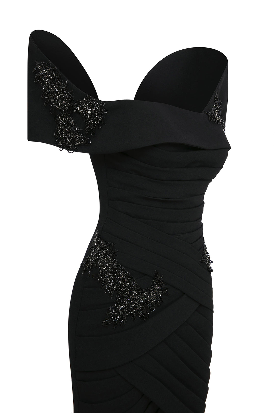 Off-The-Shoulder with A Fitted Bodice