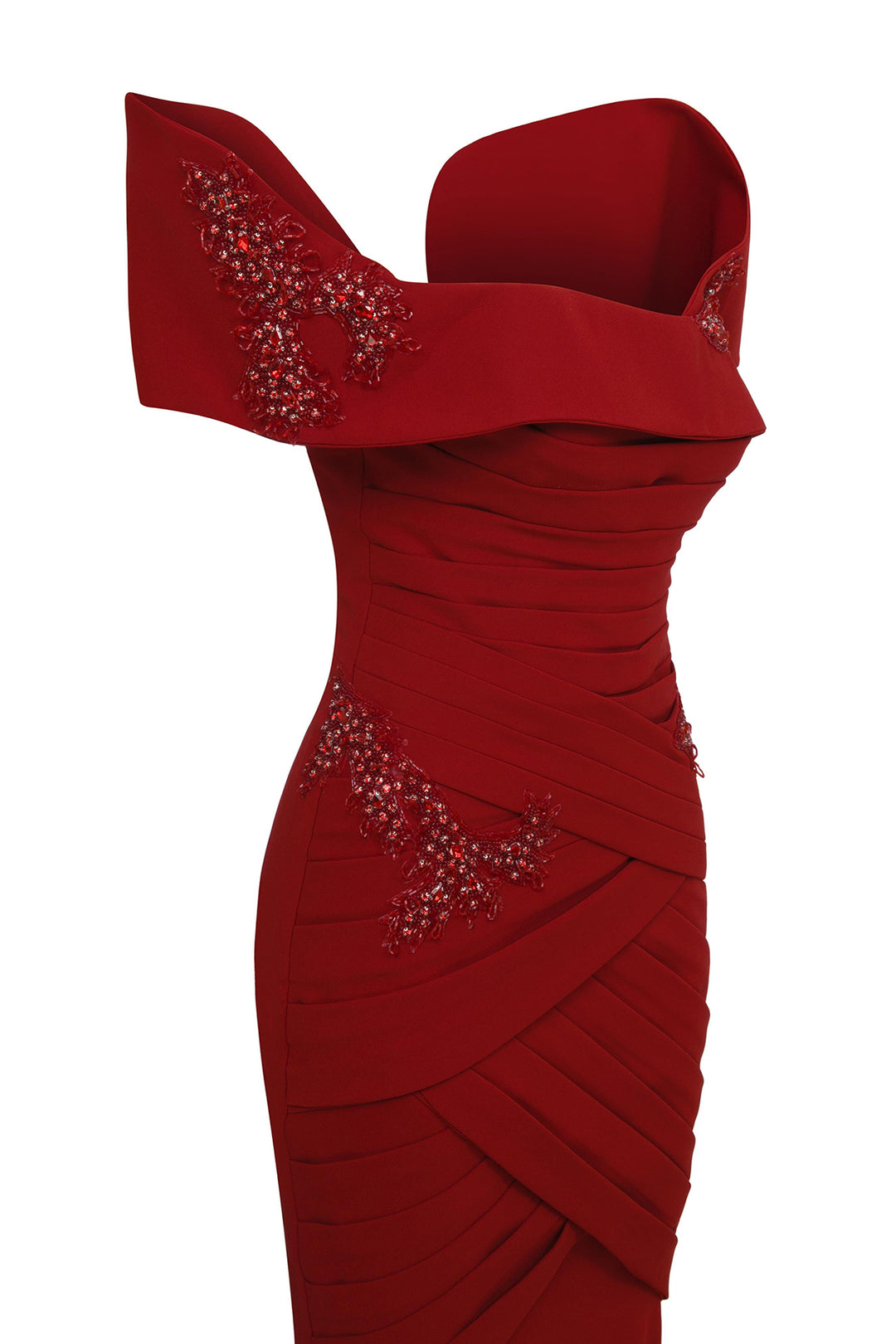 Off-The-Shoulder with A Fitted Bodice