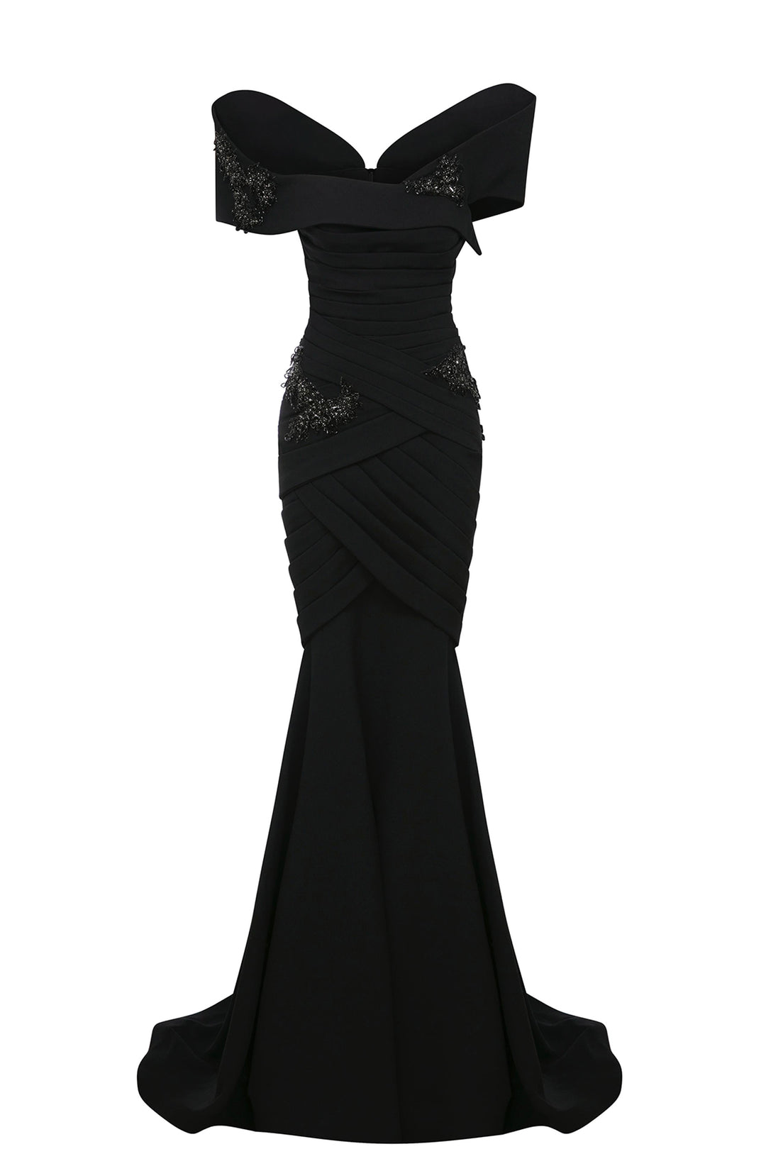 Off-The-Shoulder with A Fitted Bodice