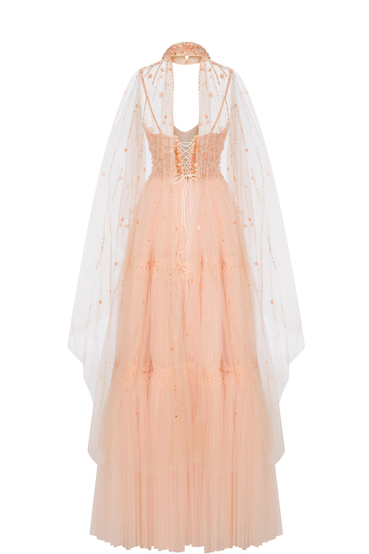 Strapless Belted Dress