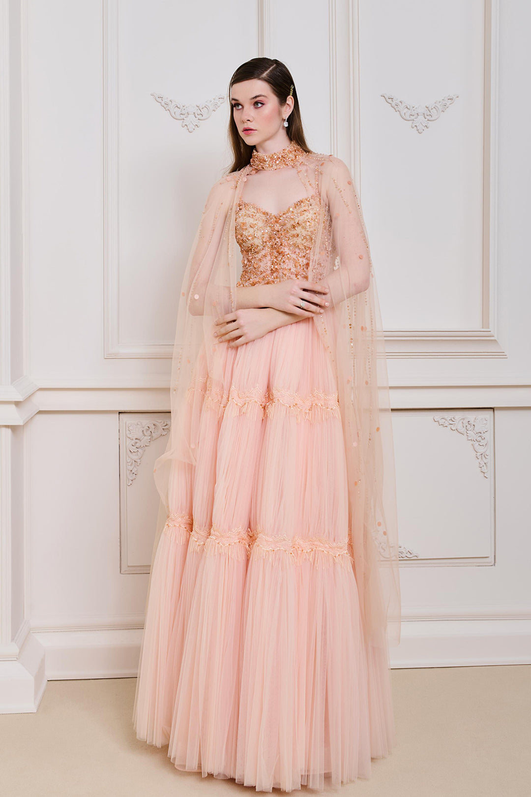 Strapless Belted Dress